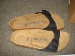 GRATIS VERZENDEN NIEUWE ZWARTE MADRID BIRKENSTOCKS MT 41, Slippers, Verzenden, Zwart, Nieuw