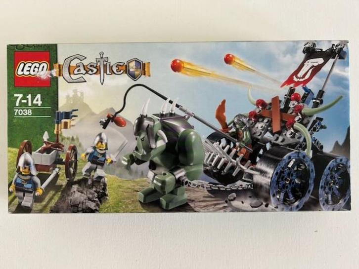 LEGO CASTLE 7038 TROLL ASSAULT WAGON, Kinderen en Baby's, Speelgoed | Duplo en Lego, Nieuw, Lego, Complete set, Ophalen of Verzenden