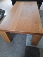 Eikenhouten rechthoekige salontafel 130cm x 70cm x 46cm, Ophalen, 100 tot 150 cm, Eikenhout, 50 tot 100 cm