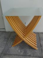 IKEA bijzettafel Ekeberg design tafel ikea tafeltje, Minder dan 55 cm, Gebruikt, Overige vormen, Hout
