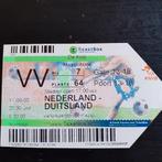 Ticket Nederland-Duitsland  17-8-2005., Gebruikt, Verzenden