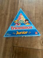 Triominos junior, Hobby en Vrije tijd, Gezelschapsspellen | Bordspellen, Drie of vier spelers, Ophalen of Verzenden, Gebruikt
