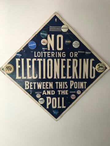 Electioneering' for the new President off the United States beschikbaar voor biedingen