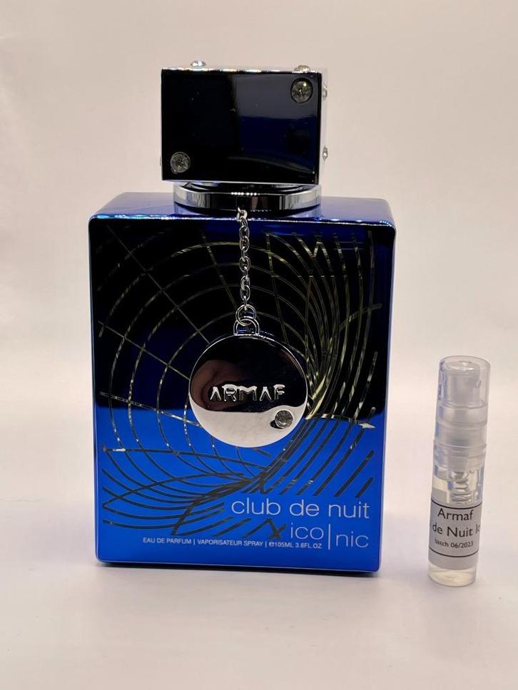 Armaf - Club De Nuit Blue Iconic decant 2ml-10ml, Sieraden, Tassen en Uiterlijk, Uiterlijk | Parfum, Nieuw, Verzenden