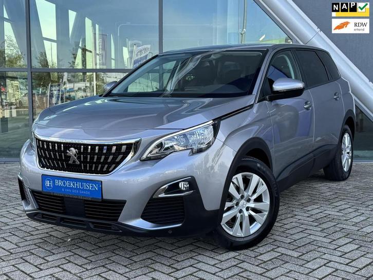 Peugeot 5008 1.2 PureTech 7 Pers. Blue Lease Active 131pk Au, Auto's, Peugeot, Bedrijf, Te koop, Airbags, Airconditioning, Alarm