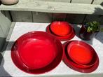Le creuset grote schaal & borden, Huis en Inrichting, Keuken | Servies, Ophalen of Verzenden, Zo goed als nieuw, Overige stijlen
