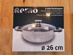 Fonduepan 2 vaks, hotpot pan, Ophalen of Verzenden, Zo goed als nieuw