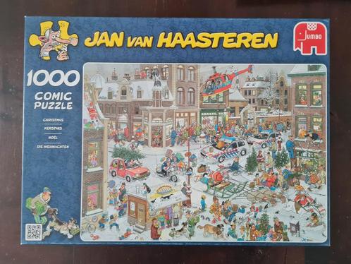 Jan van Haasteren - Kerstmis - 1000 St - JvH, Hobby en Vrije tijd, Denksport en Puzzels, Zo goed als nieuw, Legpuzzel, 500 t/m 1500 stukjes
