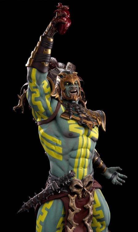 PCS Mortal Kombat Kotal Kahn Sun God Statue INCOMPLEET!, Verzamelen, Film en Tv, Zo goed als nieuw, Beeldje, Replica of Model