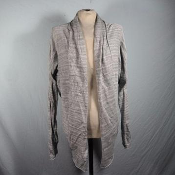 Apart model grijs katoenen vest.mt l.merk knit-ted beschikbaar voor biedingen