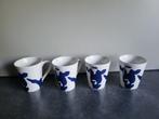 4 stuks campina servies koeien mokken, Ophalen of Verzenden, Gebruikt, Overige stijlen, Kop(pen) en/of Schotel(s)