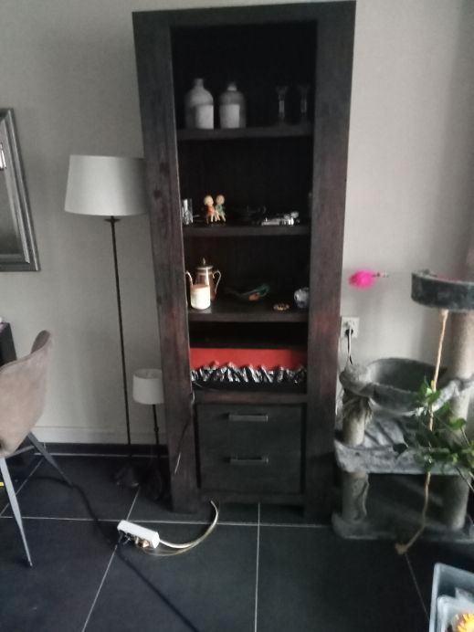 tafels en kasten compl inboedel, Huis en Inrichting, Tafels | Eettafels, Gebruikt, 50 tot 100 cm, 200 cm of meer, Rechthoekig