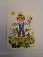 GEORGE RIEL. 1974.  TUINMAN MET BOS BLOEMEN, Ophalen of Verzenden, 1960 tot 1980