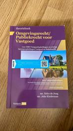 Omgevingsrecht / Publiekrecht voor Vastgoed - Theorieboek (e, Ophalen of Verzenden, Zo goed als nieuw, Overige niveaus, Eelco T. de Jong; Jelte A. Kinderman