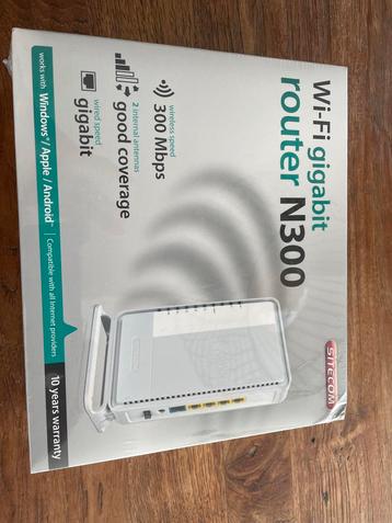 Sitecom Wi-Fi Gigabit Router N300 - Nieuw beschikbaar voor biedingen