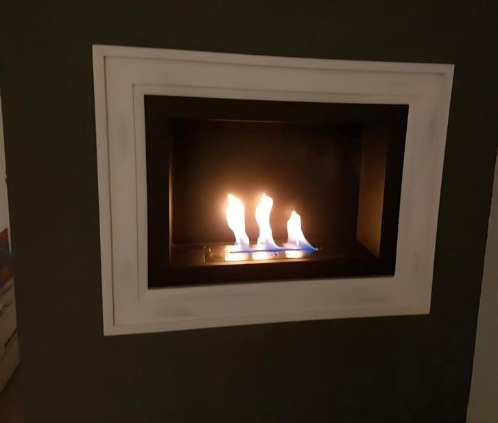Openhaard bio ethanol, Huis en Inrichting, Haarden, Gebruikt, Ophalen of Verzenden