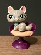 Hasbro Littlest Pet Shop Tabby Crouching Persian kat #1370, Ophalen of Verzenden