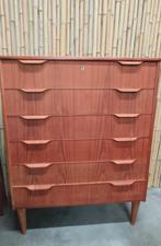 Ladekast, Ophalen, Gebruikt, 5 laden of meer, Teakhout