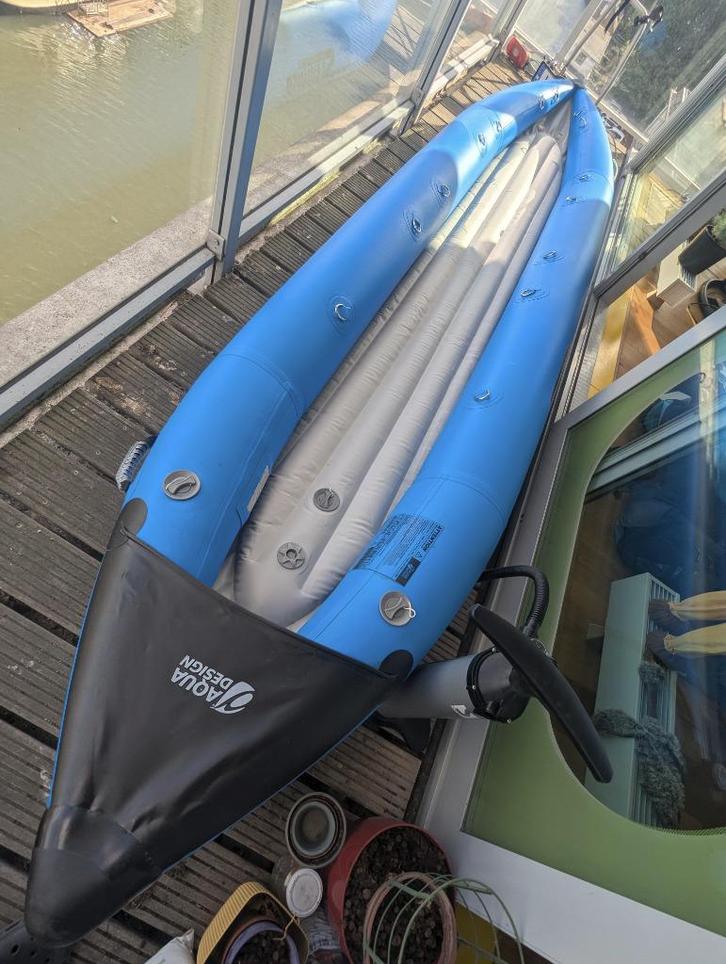 SEAWAVER III INFLATABLE CANO, Watersport en Boten, Kajaks, Zo goed als nieuw, 3-persoons of meer, Opblaasbaar, Ophalen