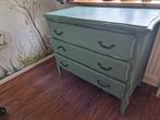 Vintage stijl commode en ledikant, Kinderen en Baby's, Kinderkamer | Commodes en Kasten, 50 tot 70 cm, Ophalen of Verzenden, 90 tot 105 cm