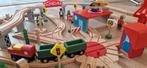 Houten treinbaan Bandits & Angels - meer dan  120 stuks, Kinderen en Baby's, Ophalen