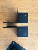 Muurbeugels muurbevestiging pergola zwart, links en rechts, Ophalen of Verzenden, Zo goed als nieuw, Rvs