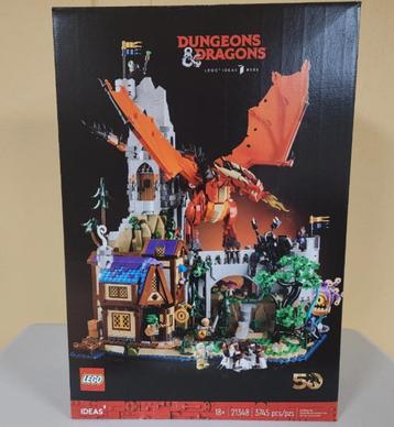 Dungeon and Dragons de rode draak - Lego Ideas set 21348  beschikbaar voor biedingen