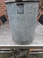 Zinken  zeep emmer  uit Meppel, Antiek en Kunst, Ophalen of Verzenden