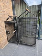 2x papegaaien kooi strong, Dieren en Toebehoren, Ophalen, Zo goed als nieuw, Metaal, Vogelkooi