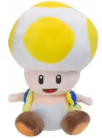 Super leuke Toad knuffel in het geel! Nieuw!, Kinderen en Baby's, Speelgoed | Knuffels en Pluche, Nieuw, Overige typen, Ophalen of Verzenden