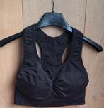 Zwarte naadloze sport top, Ophalen of Verzenden, Zo goed als nieuw, Zwart