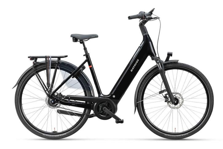Batavus Finez E-go Power Exclusive Bes3 8 Zwart glans 48cm, Fietsen en Brommers, Fietsen | Dames | Sportfietsen en Toerfietsen