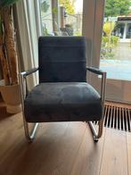 Fauteuil Henders & Hazel modern design donkergrijs, Huis en Inrichting, Fauteuils, Ophalen, Zo goed als nieuw, 75 tot 100 cm, 50 tot 75 cm