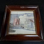 Oude Tegel met afbeelding Enkhuizen, Ophalen of Verzenden