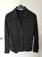 Zwarte By Swan travel blouse - Maat S, Kleding | Dames, Zwart, Ophalen of Verzenden, Zo goed als nieuw, Maat 36 (S)