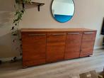 Eikenhouten dressoir., Ophalen, Met plank(en), Gebruikt, 200 cm of meer