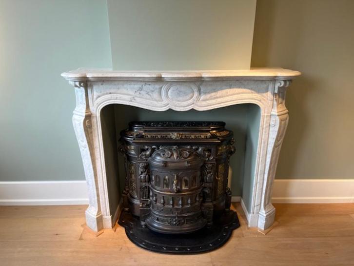 Haard Klassiek ontwerp - EM Jaarsma haard kachel, Huis en Inrichting, Haarden, Gebruikt, Houthaard, Ophalen