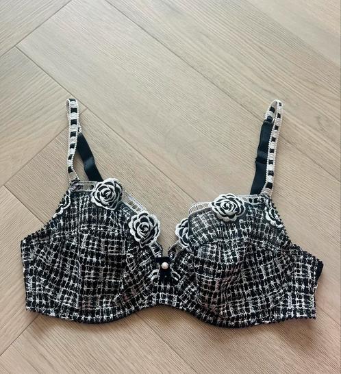 Lejaby BH 70E Zwart Wit FullCup (LEES BESCHRIJVING), Kleding | Dames, Ondergoed en Lingerie, BH, Zwart, Ophalen of Verzenden
