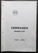 Norton Commando Spare Parts List 1969-1970, Overige merken