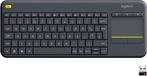 Logitech K400 Plus, Ophalen of Verzenden, Zo goed als nieuw, Draadloos, Qwerty