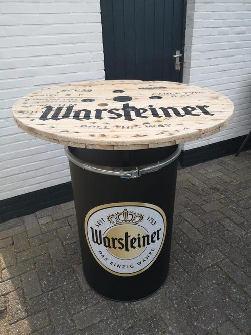 Warsteiner statafel/hangtafel/praattafel voor in je mancave, Verzamelen, Biermerken, Nieuw, Overige merken, Ophalen of Verzenden