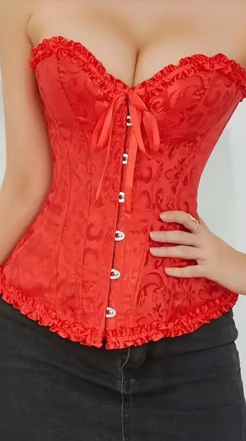 Bustier corset rood maat M beschikbaar voor biedingen