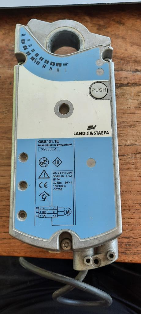 Landis en staefa gbb131.1E luchtklepaandrijving 3-punts, 24, Hobby en Vrije tijd, Elektronica-componenten, Zo goed als nieuw, Ophalen of Verzenden