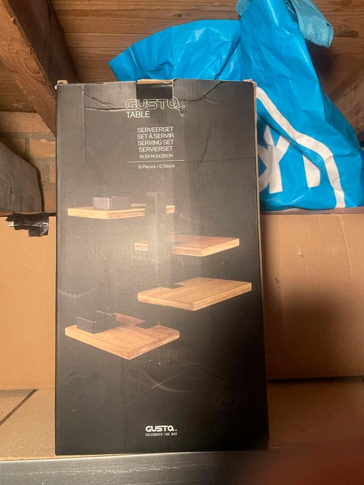 Gusta Table Serveerset - Nieuw in doos!, Huis en Inrichting, Keuken | Keukenbenodigdheden, Nieuw, Ophalen of Verzenden