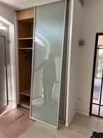 2 glazen schuifdeuren inclusief rails (271 hoog - 78.5 breed, Ophalen, Minder dan 80 cm, Binnendeur, Schuifdeur