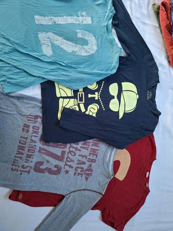 Set 4 jongens T-shirts maat 158 beschikbaar voor biedingen