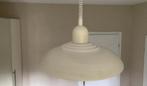 Vintage designlamp trekpendel ufo lamp wit Creme, Huis en Inrichting, Lampen | Hanglampen, Ophalen, 75 cm of meer, Metaal, Retro Vintage Mid Century Modern