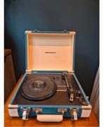 Crosley platenspeler blauw – werkt goed – vintage model, Overige merken, Automatisch, Ophalen of Verzenden, Zo goed als nieuw