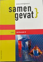 Samengevat VWO Wiskunde B, Ophalen of Verzenden, Zo goed als nieuw, VWO, Wiskunde B
