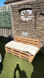 3 creme witte matras kussens met knoop, Minder dan 3 m³, Ophalen, Overige houtsoorten, Blokken